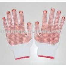 Пунктирные перчатки ПВХ